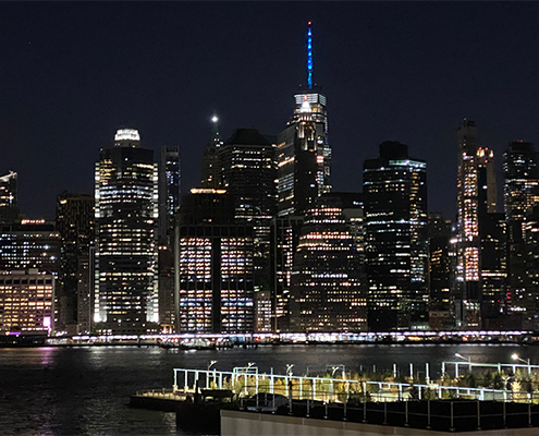 New York City at night